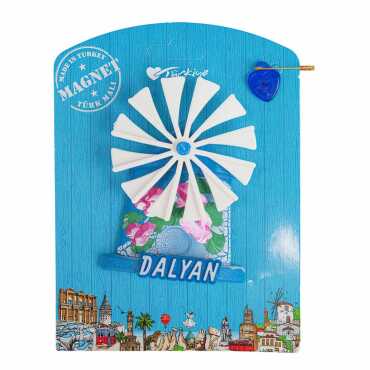 Dalyan Themed Carded Injection Refrigerator Magnet - Myros
