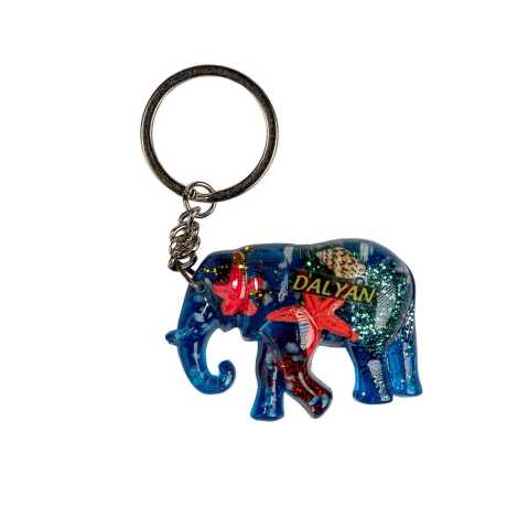 Dalyan Themed Customised Transparent Polyester Keyring - 2