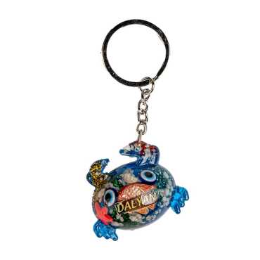 Dalyan Themed Customised Transparent Polyester Keyring - 3