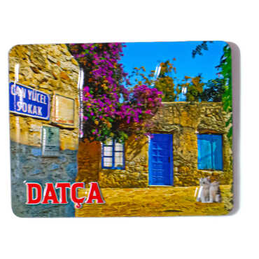 Datça Themed Embossed PVC Refrigerator Magnet 70x90 mm - 8