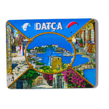 Datça Themed Embossed PVC Refrigerator Magnet 70x90 mm - 9