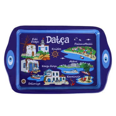 Datça Themed Mini Tray Double Sided Print