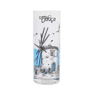 Datça Themed Myros Printed Rakı Glass - Standart - 2