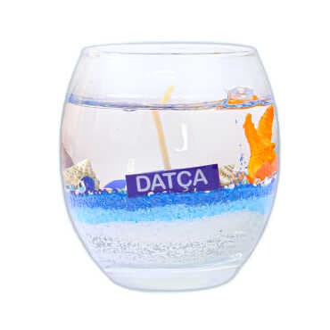 Datça Themed Myros Glass Candle