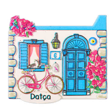 Datça Themed Myros Regional Polyester Refrigerator Magnet - 6