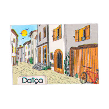 Datça Themed Myros Regional Polyester Refrigerator Magnet - 9