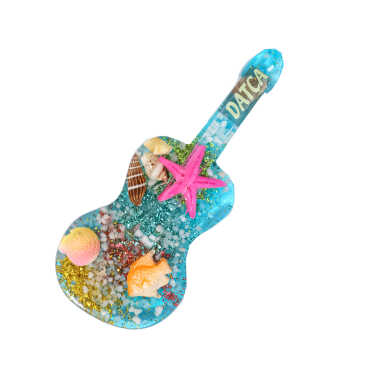 Datça Themed Transparent Polyester Refrigerator Magnet - 2