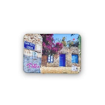 Datca Themed Customised UV Printed Plastic Base Rectangle Fridge Magnet 80x50 mm - 4