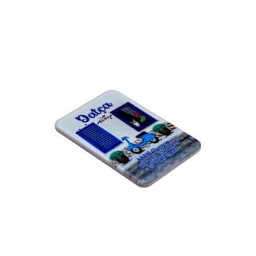 Datca Themed Customised UV Printed Plastic Base Rectangle Fridge Magnet 80x50 mm - 10