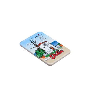 Datca Themed Customised UV Printed Plastic Base Rectangle Fridge Magnet 80x50 mm - 14