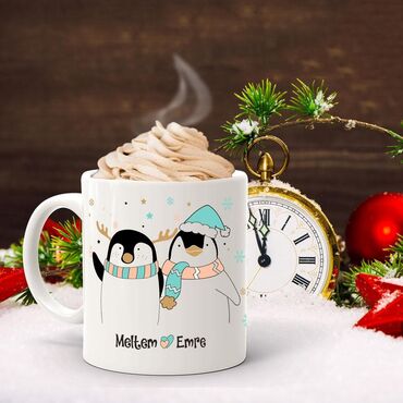 Myros - Dear Penguin Mug with Customizable Name