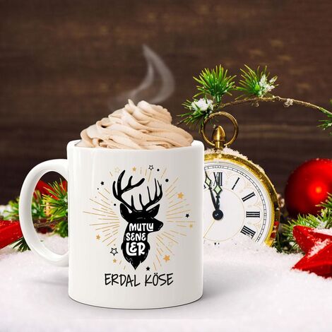 Deer Mug with Customizable Name - 1