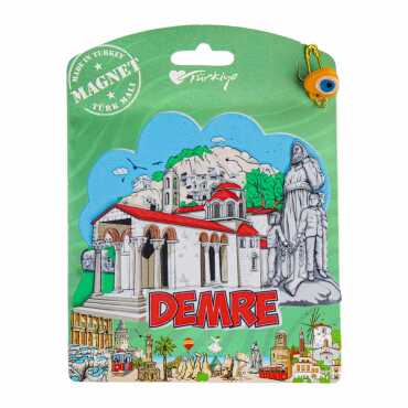 Demre Temalı Kartonetli Uv Polyester Magnet - 7