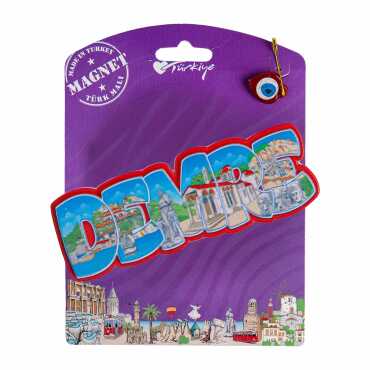 Demre Temalı Kartonetli Uv Polyester Magnet - 8