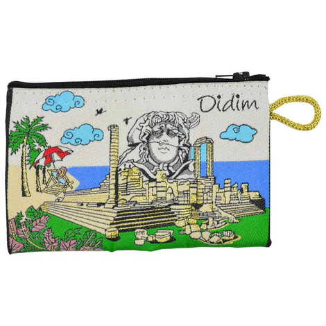 Toptan Didim Temalı Dokuma Yöresel Orta Çanta 280x630x185 mm - 1
