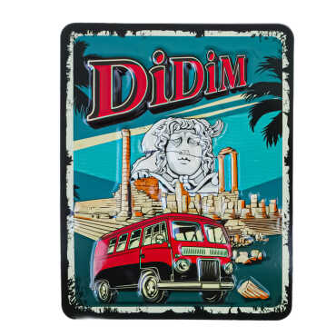 Didim Themed Embossed PVC Refrigerator Magnet 70x90 mm - 6
