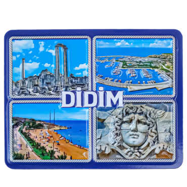 Didim Themed Embossed PVC Refrigerator Magnet 70x90 mm - 7