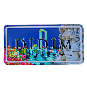 Didim Themed Embossed Pvc Oppression Fridge Magnet - 2