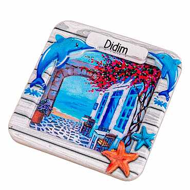 Didim Temalı Myros Yöresel Polyester Magnet - 8