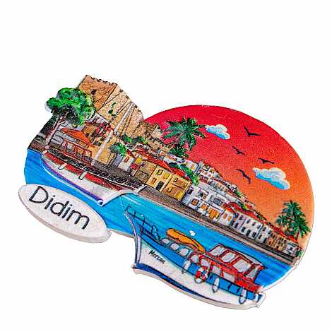 Didim Temalı Myros Yöresel Polyester Magnet - 17