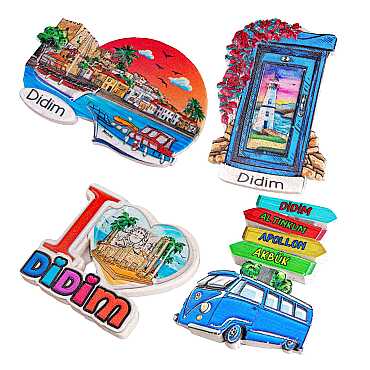 Didim Temalı Myros Yöresel Polyester Magnet - 3