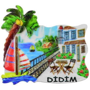 Toptan Didim Temalı Polyester Uv Baskılı Magnet - 7