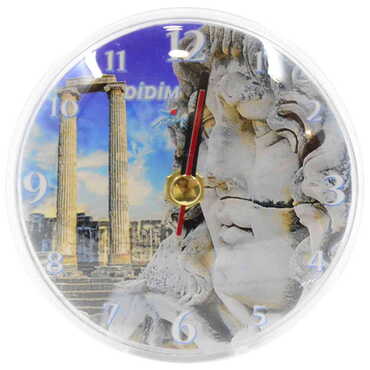 Didim Themed Customised Fridge Magnet Clock - Thumbnail