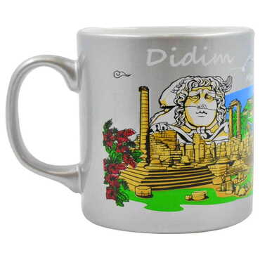 Didim Themed Customised Serigraphy Printed Ceramic Mug 82x90 mm - Thumbnail