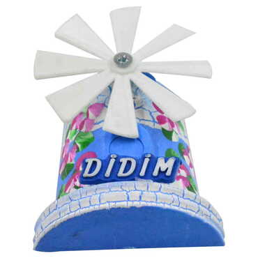 Didim Themed Marine Themed Windmill Travel Fridge Magnet - Thumbnail