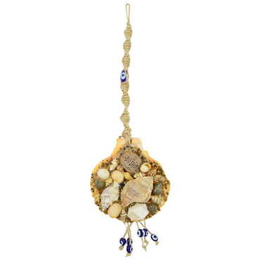 Myros - Didim Themed Sea Shell Macrame Wall Hanging Decoration