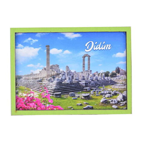 Didim Themed Wooden Cute Animals Souvenşr Fridge Magnet Serie C 90x120 mm