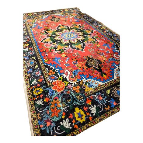 Digital Printted Slim Prayer Rug 70X110 Cm