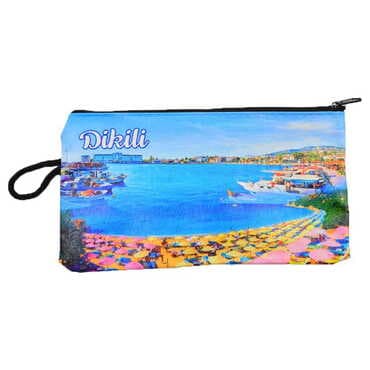 Dikili Themed Turkish Woven Wallet 183x97x8 mm - 5