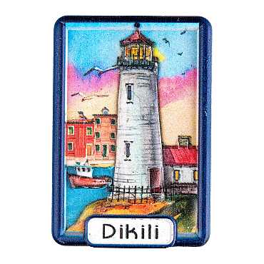 Dikili Temalı Myros Yöresel Polyester Magnet - 3