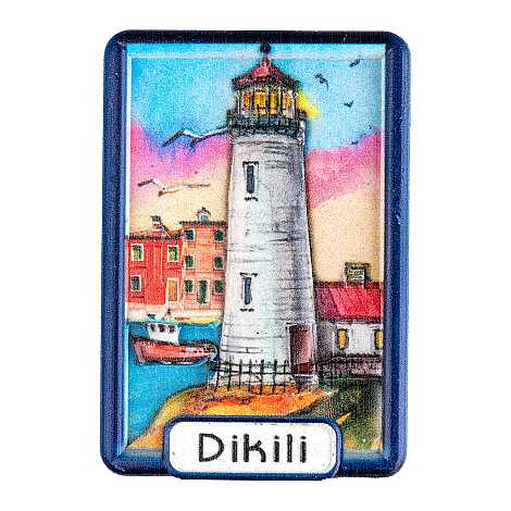 Dikili Temalı Myros Yöresel Polyester Magnet - 3