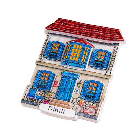 Dikili Temalı Myros Yöresel Polyester Magnet - 4