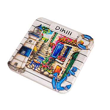 Dikili Temalı Myros Yöresel Polyester Magnet - 5
