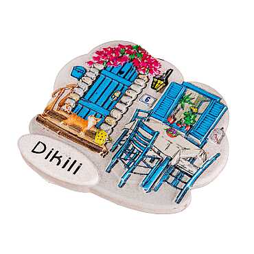 Dikili Temalı Myros Yöresel Polyester Magnet - 6