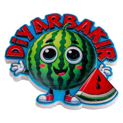 Diyarbakır Temalı Myros Yöresel Polyester Magnet - 8