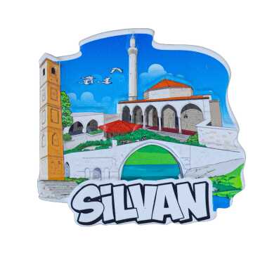 Diyarbakır Themed Myros Traditional Polyester Refrigerator Magnet - 7