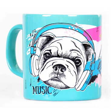 Myros - Dog Themed Ceramic Custom Printed Mug