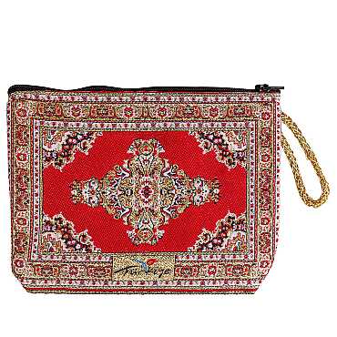 Toptan Dokuma Orta Makyaj Çantasi 125*175*35 Mm - 1
