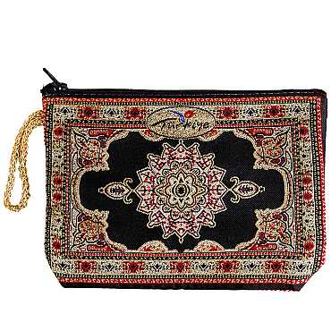 Toptan Dokuma Orta Makyaj Çantasi 125*175*35 Mm - 4