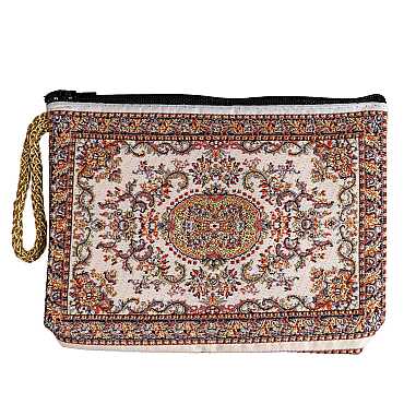 Toptan Dokuma Orta Makyaj Çantasi 125*175*35 Mm - 12