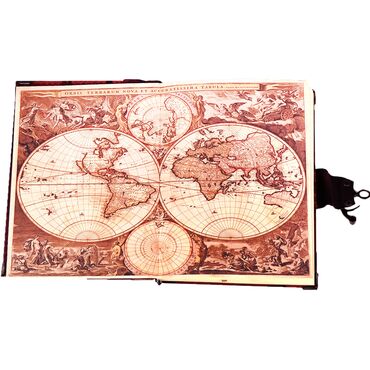 Eagle Themed Medium Leather Notebook - 6