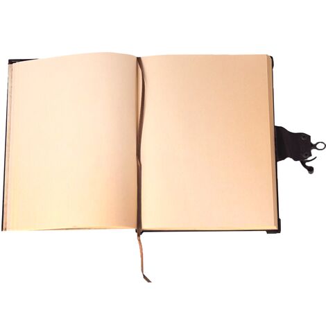 Eagle Themed Medium Leather Notebook - 8