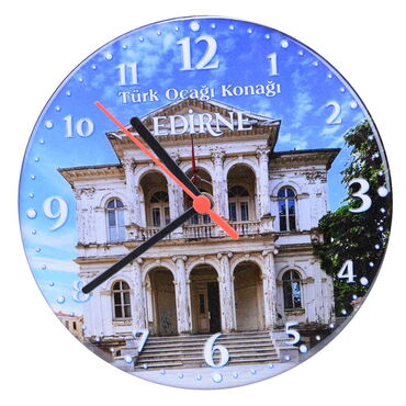 Edirne Themed Epoxy Wall Clock Home Decoration 20 Cm - 6