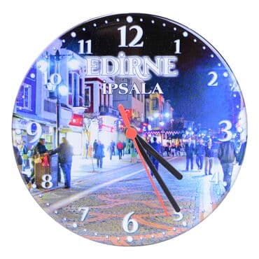 Edirne Themed Epoxy Wall Clock Home Decoration 20 Cm - 8