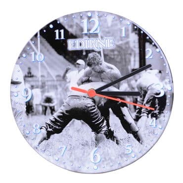 Edirne Themed Epoxy Wall Clock Home Decoration 20 Cm - 10