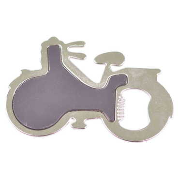 Edirne Themed Bicycle Shaped Metal Magnetic Bottle Opener 100x65 mm - 2
